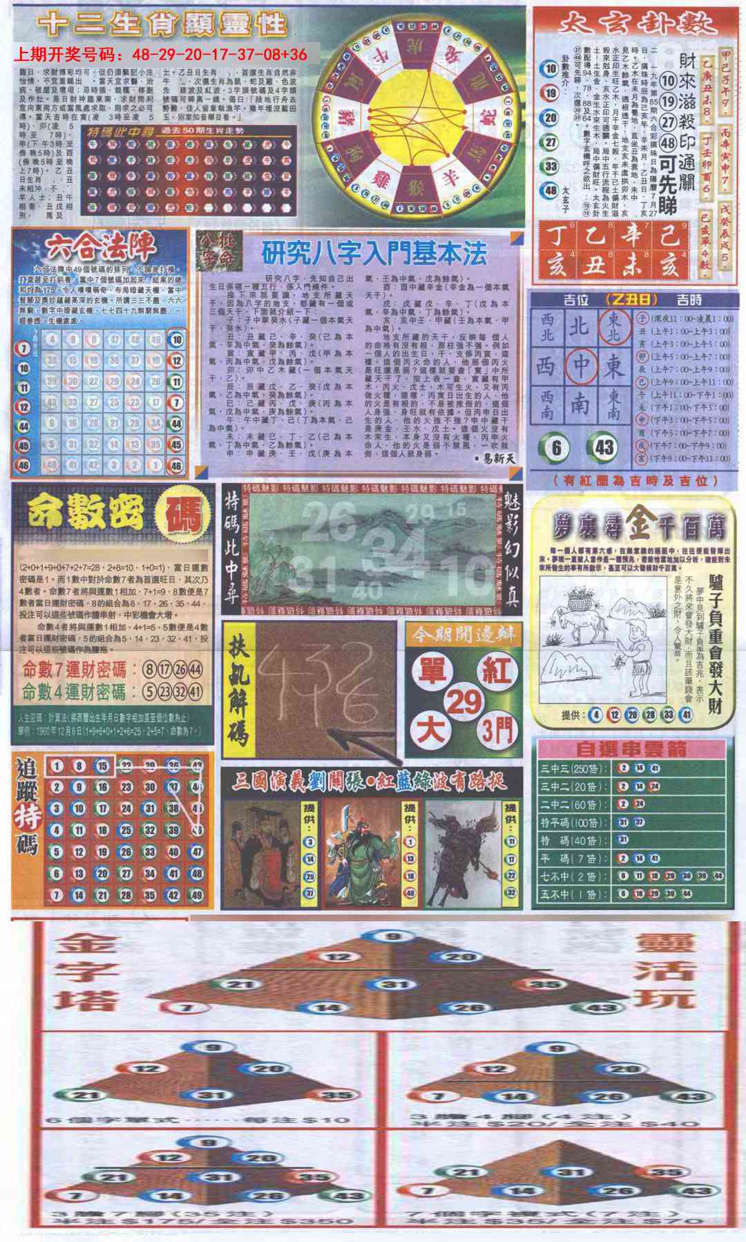 091期新报跑狗-2(背面)[图]