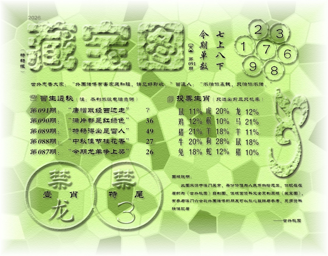 091期老《藏宝图》[图]